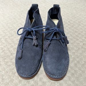 Hush Puppies navy suede chukka boots, size 7